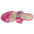 Фото #4 товара Nina Shavone Metallic Slide Womens Pink Dress Sandals SHAVONE-663