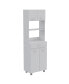 Фото #1 товара Caribe Microwave Cabinet, Four Legs, One Drawer, Double Door, One Shelf White