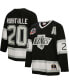 Фото #1 товара Men's Luc Robitaille Black Los Angeles Kings 1992 Blue Line Player Jersey