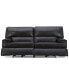 Фото #4 товара Binardo 86" 2 Pc Zero Gravity Leather Sectional with 2 Power Recliners, Created for Macy's