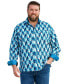 Фото #2 товара Big & Tall The No-Tuck Casual Shirt