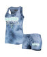 Фото #1 товара Пижама женская Concepts Sport Seattle Kraken Deep Sea Blue с топом и шортами