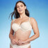 Фото #3 товара Women's Crochet Underwire Bikini Top - Shade & Shore Off-White 36C