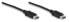 Manhattan DisplayPort 1.2 Cable - 4K@60hz - 2m - Male to Male - Equivalent to DISPL2M - With Latches - Fully Shielded - Black - Lifetime Warranty - Polybag - 2 m - DisplayPort - DisplayPort - Male - Male - 4096 x 2160 pixels