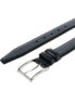 ფოტო #2 პროდუქტის Men's Lorenzo 32mm Dropped Edge Leather Dress Belt