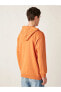 Фото #10 товара Свитшот LC WAIKIKI Erkek Толстовка Oversize в стиле кенгуру - оранжевый