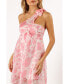 ფოტო #2 პროდუქტის Women's Calvin One Shoulder Mini Dress