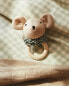 Фото #1 товара Children's mouse soft toy rattle