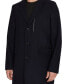 ფოტო #3 პროდუქტის Men's Coat with Faux-Leather Trim