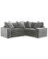 Фото #2 товара Michola 2-Pc. Fabric L-Shape Sectional Sofa, Created for Macy's