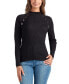 ფოტო #1 პროდუქტის Juniors' Mock-Neck Raglan-Sleeve Rib-Knit Sweater