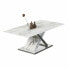 Фото #2 товара Обеденный стол DKD Home Decor Стеклянный Серебристый Серый Сталь Белый 180 x 90 x 78 cm
