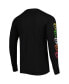 Men's Black D.C. United Papel Picado Long Sleeve T-shirt