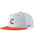 Фото #1 товара Men's White Clemson Tigers Aero True Baseball Performance Fitted Hat