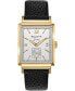 ფოტო #1 პროდუქტის Men's Frank Sinatra My Way Black Leather Strap Watch 29.5 x 47mm