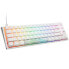 Фото #1 товара Ducky One 3 Classic Pure White SF Gaming Tastatur, RGB LED - MX-Red (US)