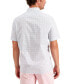 Фото #2 товара Рубашка мужская Club Room Regular-Fit Geo Dobby, созданная для Macy's