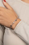 Фото #2 товара Silver bracelet with zircons Flakes BRC135W