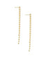 ფოტო #2 პროდუქტის Fan Out 18K Gold Plated Dangle Earrings