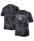 Фото #1 товара Men's Black New York Knicks Big and Tall Marble Dye Tonal Performance T-shirt