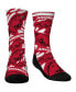 ფოტო #1 პროდუქტის Youth Boys and Girls Socks Arkansas Razorbacks Allover Logo and Paint Crew Socks