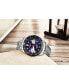 Men's Monaco Silver-tone Stainless Steel, Blue Dial, 47mm Round Watch