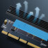Фото #5 товара Karta rozszerzeń adapter PCIe 4.0 x16 do M.2 NVMe M-Key czarna