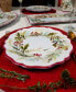 Christmas Gatherings Dinner Plates, Set of 4