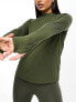 ASOS 4505 Icon long sleeve run top in green 32 - фото #1