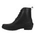 Фото #3 товара London Fog Seth Duck Mens Black Casual Boots CL30424M-BB