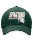 Фото #3 товара Men's Green Michigan State Spartans Slice Adjustable Hat