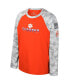 ფოტო #4 პროდუქტის Big Boys Orange, Camo Clemson Tigers OHT Military-Inspired Appreciation Dark Star Raglan Long Sleeve T-shirt