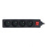 Power strip Lanberg with switch black - 4 sockets - 1,5m