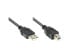 Good Connections USB 2.0 A/B 1m - 1 m - USB A - USB B - USB 2.0 - Male/Male - Black