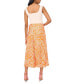 ფოტო #4 პროდუქტის Women's Paisley Printed Midi Skirt