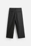 RELAXED FIT PLEATED TROUSERS