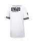 Men's White Howard Bison Free Spirited Mesh Button-Up Baseball Jersey