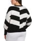 Фото #2 товара Plus Size Slouchy Long Sleeve Chevron Sweater