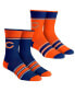 Youth Boys and Girls Socks Chicago Bears Multi-Stripe 2-Pack Team Crew Sock Set