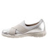 Фото #4 товара Trotters Urbana T2167-044 Womens Silver Canvas Lifestyle Sneakers Shoes 5.5