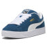 Puma Suede Xl Lace Up Mens Blue Sneakers Casual Shoes 39520506 9.5 - фото #2