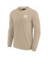 Men's and Women's Khaki Pittsburgh Steelers Elements Super Soft Long Sleeve T-Shirt