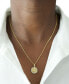 Фото #2 товара Audrey by Aurate diamond Capricorn Disc 18" Pendant Necklace (1/10 ct. t.w.) in Gold Vermeil, Created for Macy's