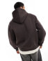 Фото #8 товара ASOS DESIGN heavyweight oversized scuba hoodie in brown