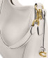 ფოტო #7 პროდუქტის Soft Pebble Leather Cary Shoulder Bag with Convertible Straps