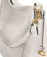 Soft Pebble Leather Cary Shoulder Bag with Convertible Straps