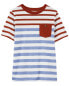Фото #13 товара Kid 2-Piece Striped Pocket Tee & Pull-On All Terrain Shorts Set 4