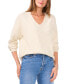 Фото #2 товара Women's Sequin V-Neck Sweater