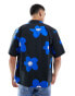 Фото #4 товара HUGO BLUE floral shirt in black