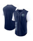 Фото #1 товара Men's Navy Sporting Kansas City Balance Fashion Baseball Jersey